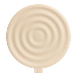 ripple floor protector 21cm paddenstoel beige